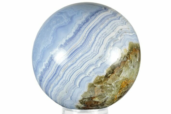 Amazing, Polished Blue Lace Agate Sphere - Namibia #308211